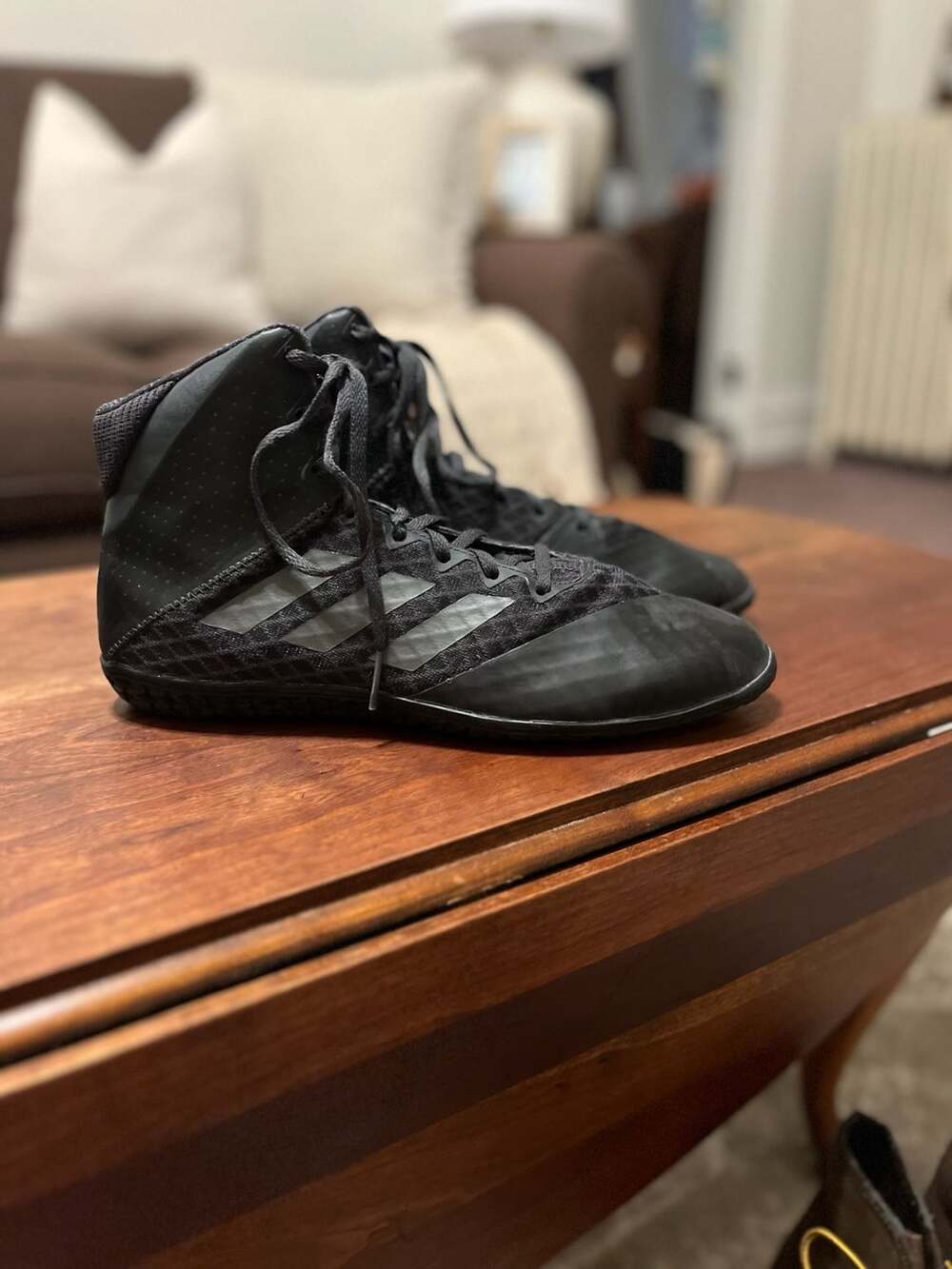 Adidas Mat Wizard 4 Wrestling Shoe Size 10 Black
